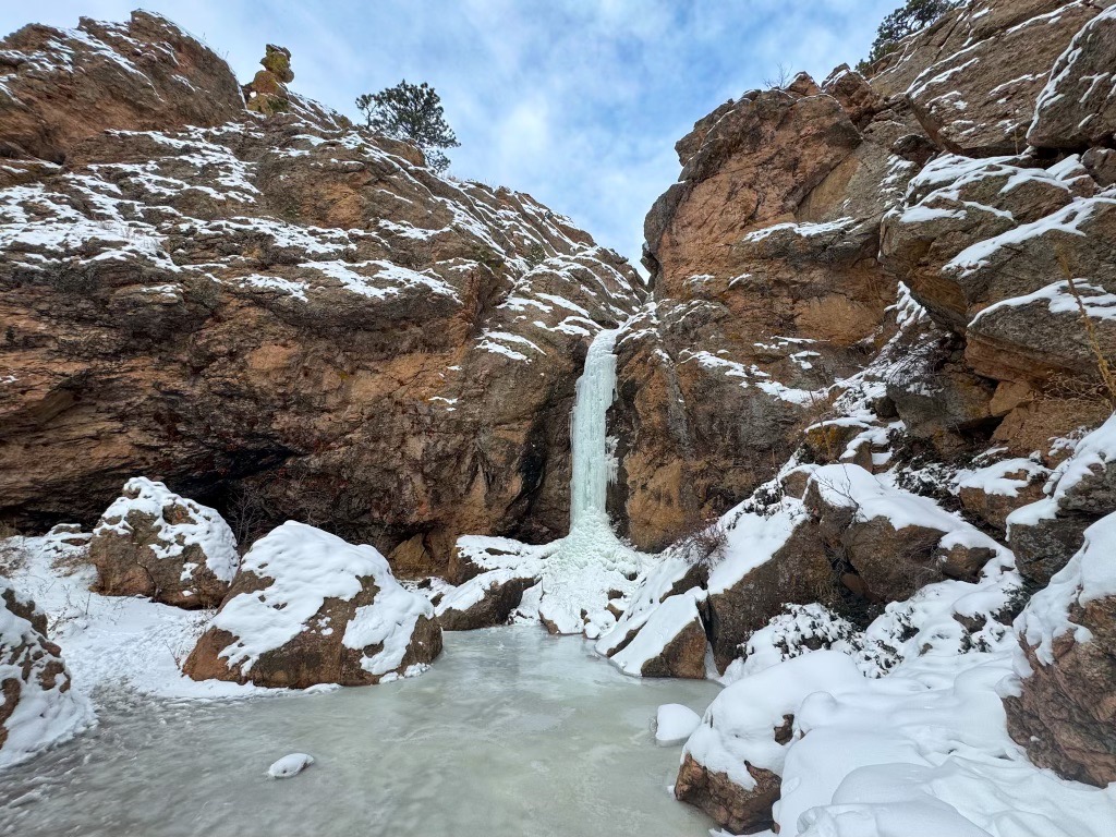 Frozen waterfall 