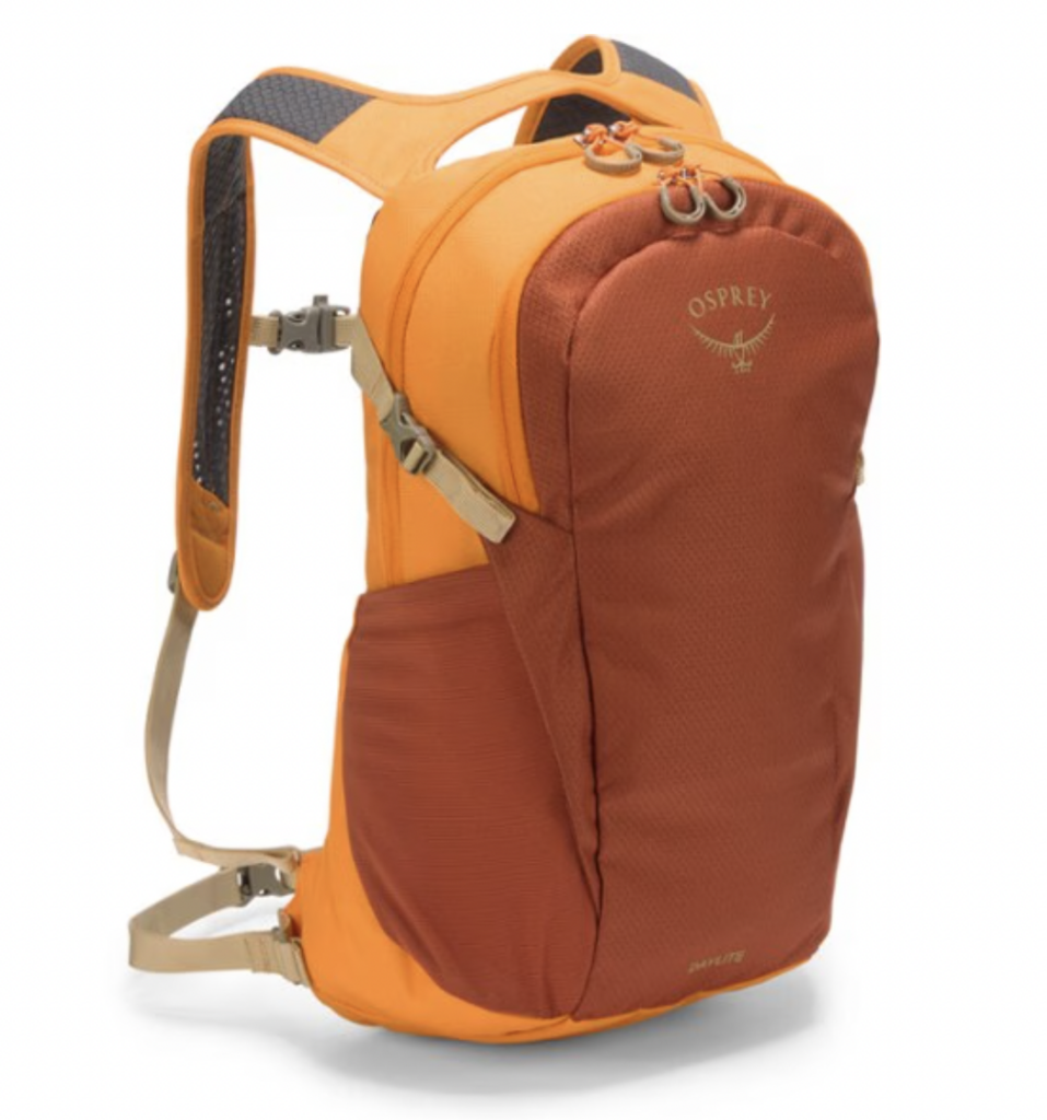 orange backpack