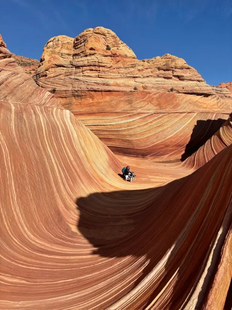 Hiking at The Wave, Coyote Buttes North, Paria Canyon–Vermilion Cliffs Wilderness