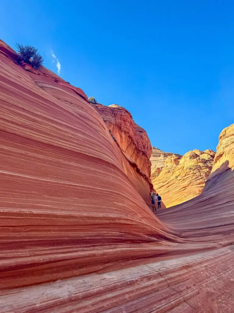 Hiking at The Wave, Coyote Buttes North, Paria Canyon–Vermilion Cliffs Wilderness
